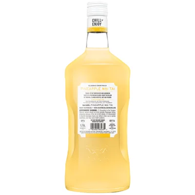 Bacardi Rum Cocktail, Premium, Pineapple Mai Tai 1.75 L