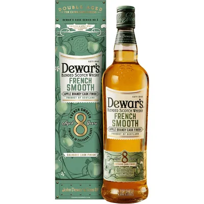 Dewar's 8 Year Old French Smooth Apple Brandy Cask Finish Blended Scotch Whisky