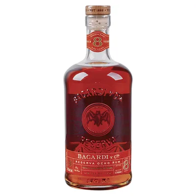 Bacardi Reserva Ocho Rum Sevillian Orange Cask Finish 750