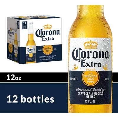 Corona Extra Mexican Lager Beer Bottles