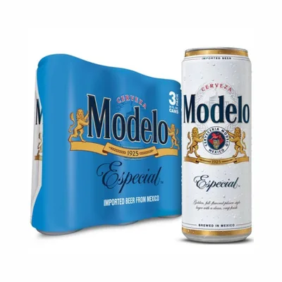 Modelo Especial Mexican Lager Beer 3x 24oz