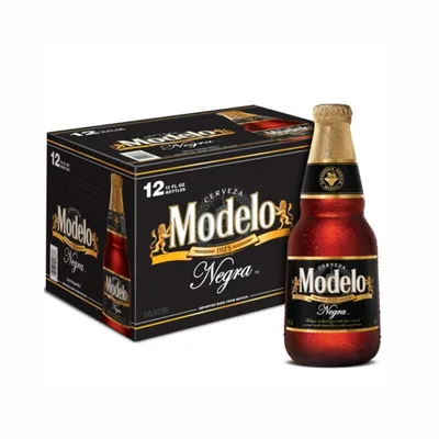 Modelo Negra Mexican Amber Lager Beer Bottles