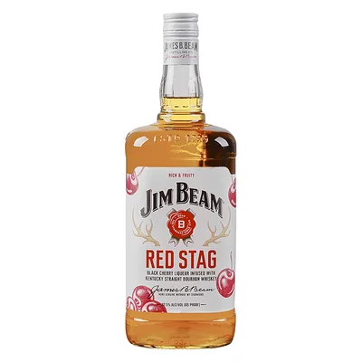 Jim Beam Red Stag Black Cherry Kentucky Straight Bourbon Whiskey