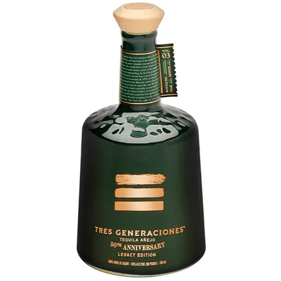 Tres Generaciones 50th Anniversary Limited Edition Anejo Tequila
