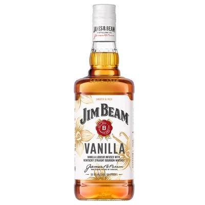 Jim Beam Vanilla Bourbon Whiskey - 1.75L Bottle