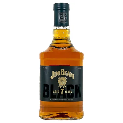 Jim Beam Black 7 Year Old Kentucky Straight Bourbon Whiskey 750 Ml