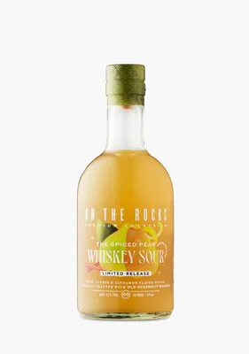 On The Rocks Spiced Pear Whiskey Sour Limited Release Cocktail 375mL