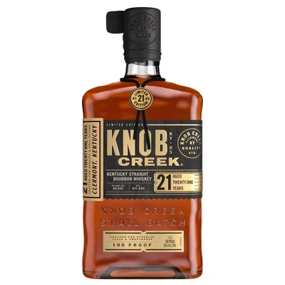 Knob Creek 21 Year Old Kentucky Straight Bourbon Whiskey 750ml