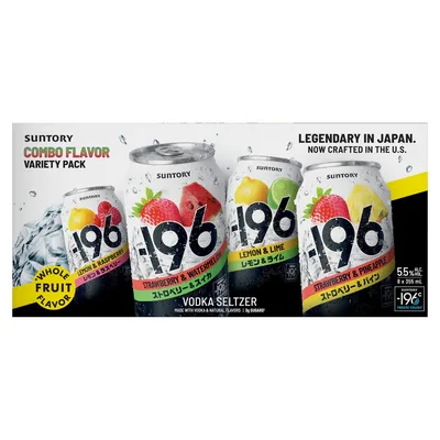 -196 Combo Variety Pack Vodka Seltzer 8pk/12 Fl Oz Cans