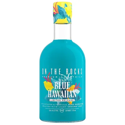 On The Rocks Blue Hawaiian
