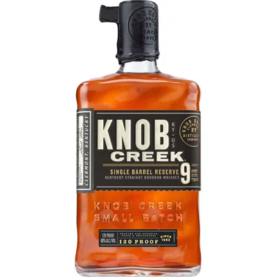 Knob Creek 9 Year Old Single Barrel Reserve Kentucky Straight Bourbon Whiskey