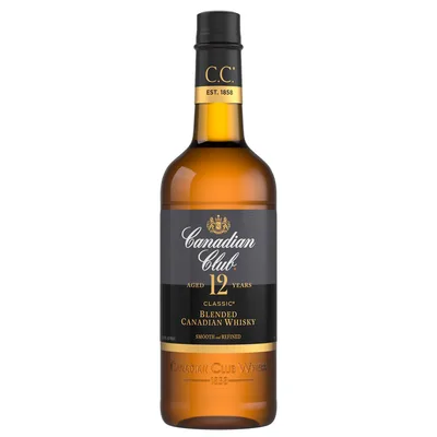 Canadian Club Whisky Small Batch 12 Year Classic – 750ML