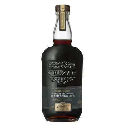 Cruzan Rum, Black Strap, Estate Diamond 750 Ml