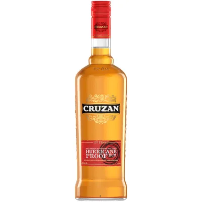 Cruzan 137 Proof Hurricane Rum 750 Ml