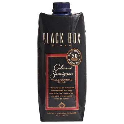 Black Box Cabernet Sauvignon Red Wine Tetra 500 Ml