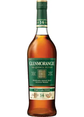 Glenmorangie 12 Year Old Quinta Ruban Port Cask Finish Single Malt Scotch Whisky, 46