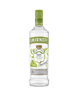 Smirnoff Green Apple Flavored Vodka - 750ml Bottle