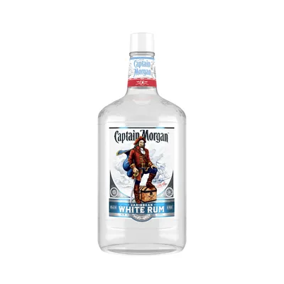Captain Morgan Rum, White, Caribbean 1.75 L
