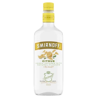 Smirnoff Citrus Flavored Vodka - 750ml Plastic Bottle
