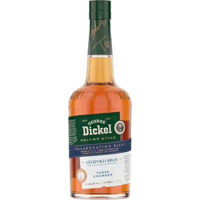 George Dickel X Leopold Bros. Column Still & Three Chamber Collaboration Blend Rye Whiskey