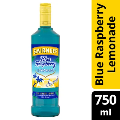 Smirnoff Vodka, Blue Raspberry Lemonade 750 Ml
