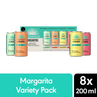 Casamigos Margarita Cans Variety Pack 200ml 8PK