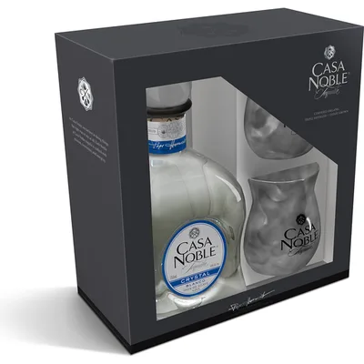 Casa Noble Crystal Gift Set Tequila, 80 Proof