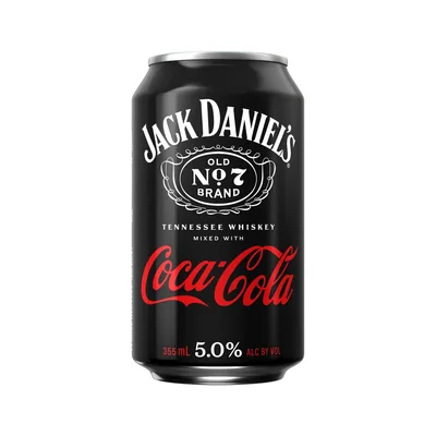 Jack Daniel's Whiskey & Coca-Cola Cocktail- 4pk/12 Fl Oz Cans
