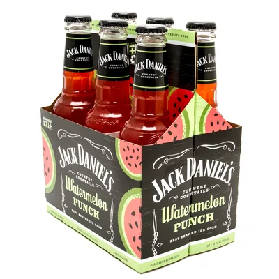 Jack Daniel's Country Cocktails Watermelon Punch 6pk Bottles