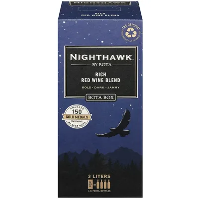 Bota Box Nighthawk Black Rich Red Wine Blend 2018