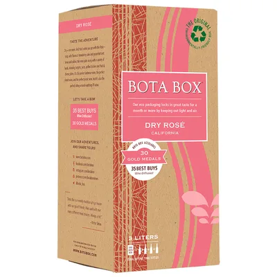 Bota Box California Dry Rose Wine - 3 Liter