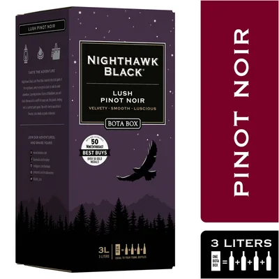 Bota Box Nighthawk Black Lush Pinot Noir Wine