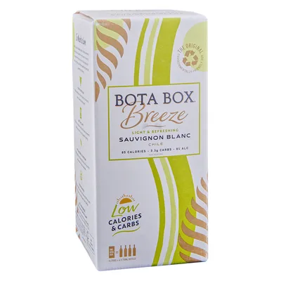 Bota Box Breeze Sauvignon Blanc White Wine Chile, 3 L