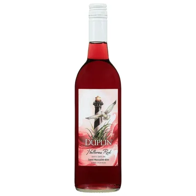 Duplin Hatteras Red North Carolina Sweet Muscadine Wine 750 Ml