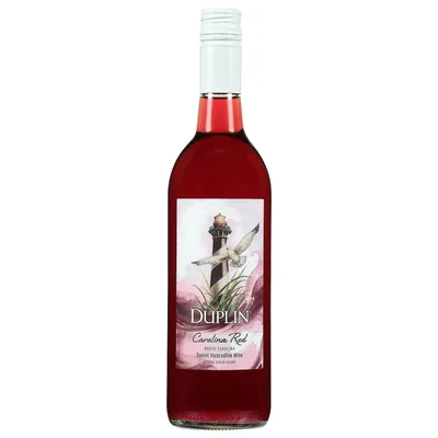 Duplin Sweet Muscadine Wine, North Carolina, Carolina Red 750 Ml