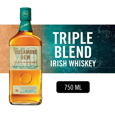 Tullamore Dew Caribbean Rum Cask Irish Whiskey 750 Ml
