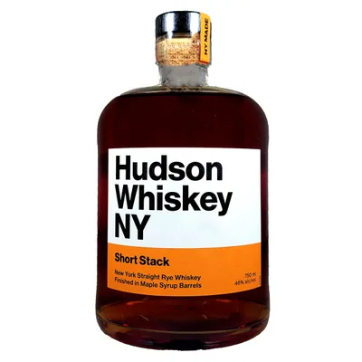 Hudson Whiskey NY Short Stack Rye Finished In Maple Syrup Barrels