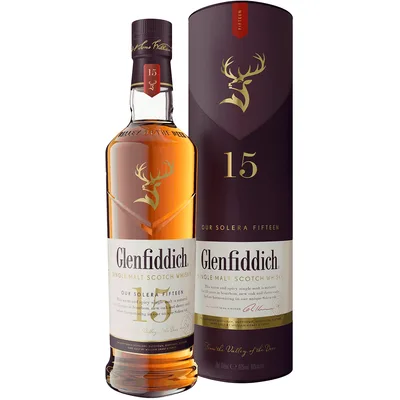 Glenfiddich 15 Year Old Solera Reserve Single Malt Scotch Whisky
