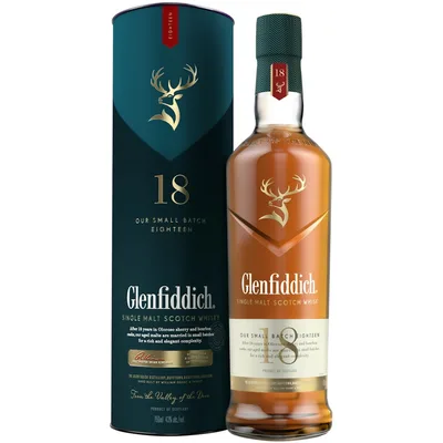 Glenfiddich 18 Year Old Small Batch Reserve Single Malt Scotch Whisky