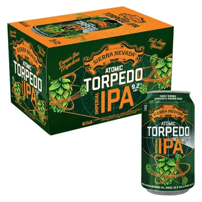Sierra Nevada Atomic Torpedo Imperial IPA - 6pk/12 Fl Oz Cans