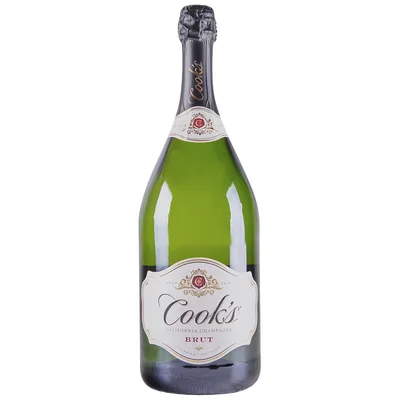 Cook's California Champagne Brut White Sparkling Wine 1.5L Bottle