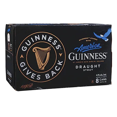 Guinness Draught Stout Beer Cans