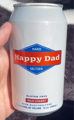 Happy Dad Hard Seltzer Wild Cherry