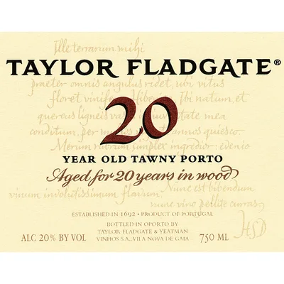Taylor Fladgate NV - Porto Tawny Port 20 Year Old