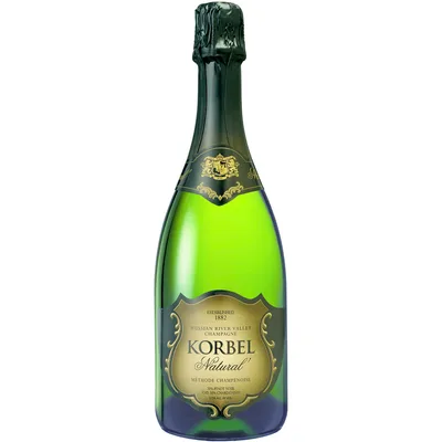 Korbel Natural Sparkling Wine California Champagne