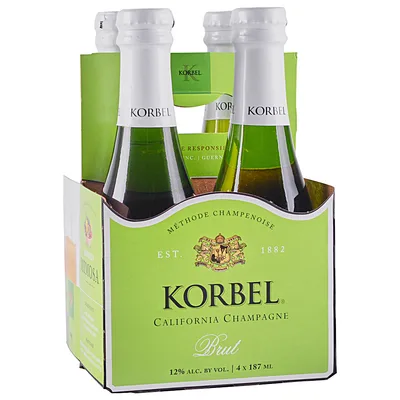 Korbel Brut California Champagne Sparkling Wine 750ml