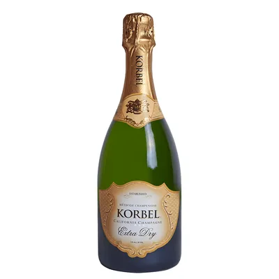 Korbel Champagne, Extra Dry, California 750 Ml