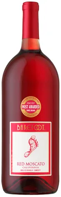 Barefoot Cellars Red Moscato California Wine