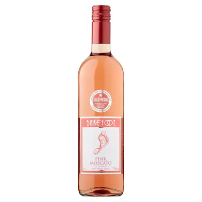 Barefoot Cellars Pink Moscato Wine, 750 mL