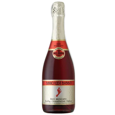 Barefoot Bubbly Sweet Red Champagne Sparkling Wine 750ml